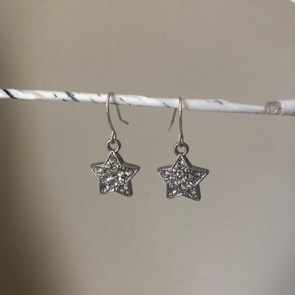 Star Dangle Earrings - Picture 3 of 3